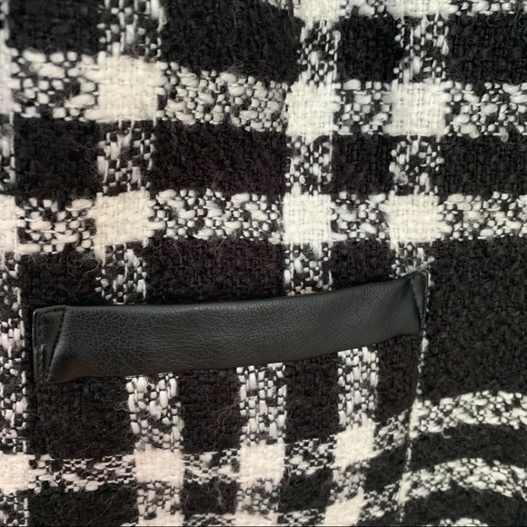 TANJAY PLAID WOOL ZIPPERED WOMEN JACKET SIZE 6 - Picture 2 of 7